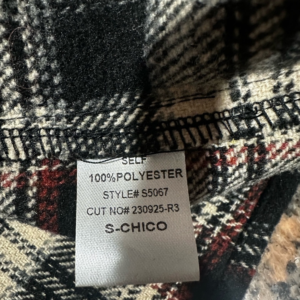 Plaid Check Wrap Mini Skirt - Picture 5 of 7